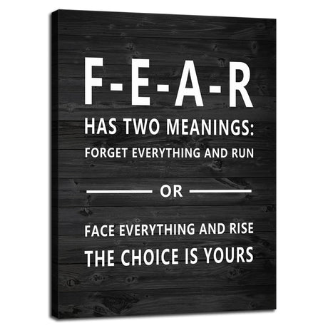 Inspirational Office Wall Decor Motivational Discipline Noun Canvas Wall Art Posters Prints Entrepreneur Quote Wall Picture Paintings Artwork Home Bedroom Framed Ready to Hang[12''W X 18''H]