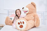 IKASA Giant Teddy Bear Plush Toy Stuffed Animals(Brown,78 inches)