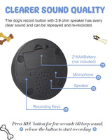 Dog Buttons for Communication, 8 Pcs Dog Talking Button Set, 30s Recordable Voice Pet Buzzer Training Buttons, Speaking Button for Dogs with Waterproof Anti-Slip Dog Button Mat and 48 Scene Stickers