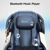 Real Relax Massage Chair Favor-06, Full Body Zero Gravity SL-Track Shiatsu Massage Recliner Chair with APP Control, Brown