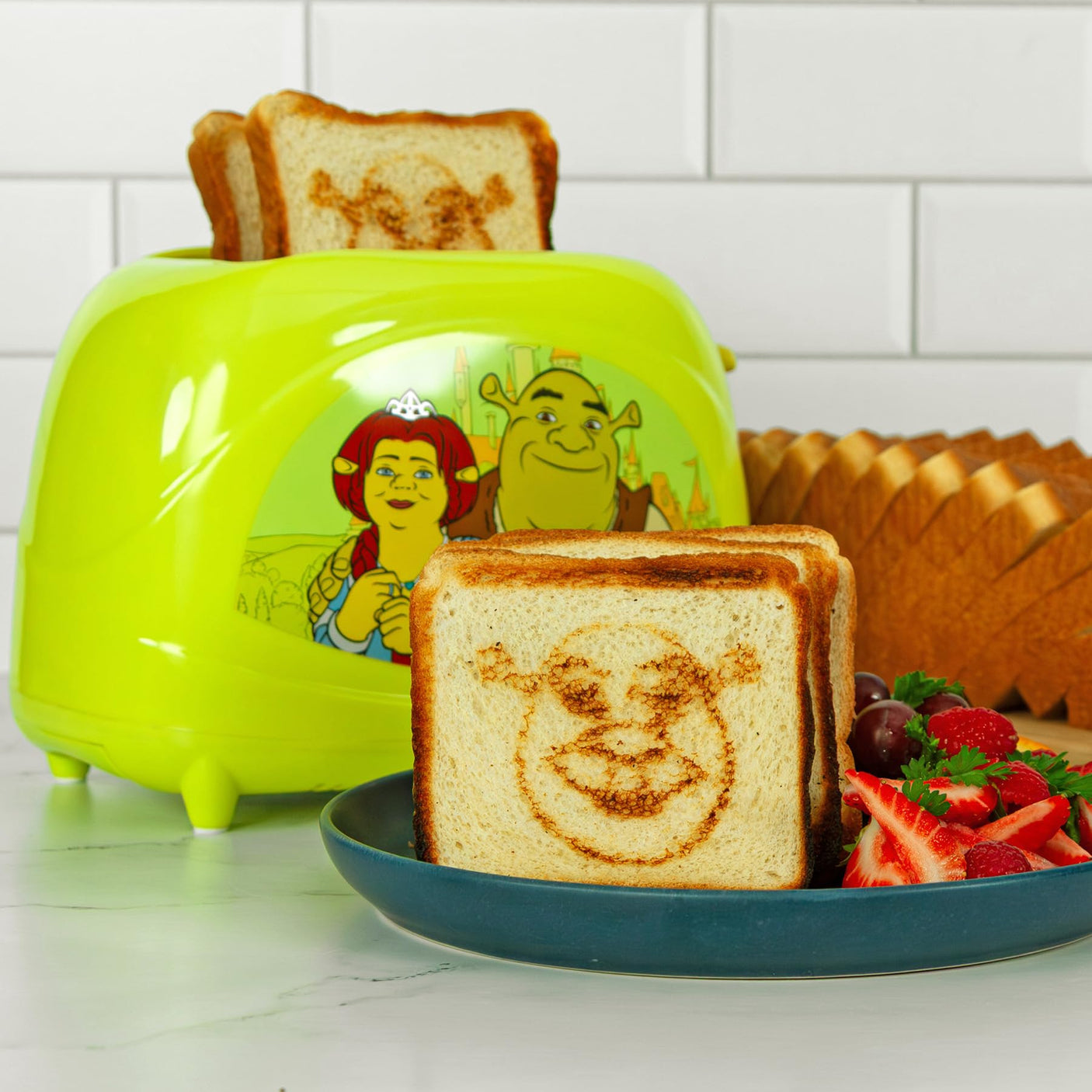 Uncanny Brands Bob Ross Toaster - Toasts Bob's Iconic Face onto Your Toast