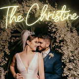 IbayNawi Custom Neon Signs, Neon Sign Customizable for Wall Decor, Personalized Neon Sign for Wedding Birthday Party Gift