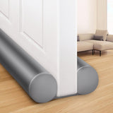 MAXTID Large Door Draft Stopper for Bottom of Doors 36” Under Door Draft Noise Blocker Black Gap Stoppers Door Draft Guard for Bottom of Doors Adjustable Door Seal Sweep Draft Home Essentials Gadgets