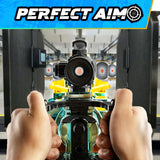 ArtCreativity Dart Gun Super Powerful Electronic Gatling Toy Gun for Kids, Mini Gun Rapid Toy Machine Gun with Foam Dart Blaster, Kids Revolving Toy Minigun with Automatic and Manual Mode