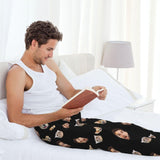 Custom Pajamas Pants Plaid Personalized Funny PJ Pant Design with Face Pajama for Men Women Dog Pet