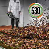 EGO Power+ ST1502SA 15-Inch 56-Volt Cordless String Trimmer with Rapid Reload and Split Shaft 2.5Ah Battery and Charger Included, Black