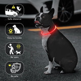 Colaseeme LED Dog Collar Light Up Dog Collars 1 Count USB Rechargeable TPU Glow Safety Basic Dog Collars, Please Do Not Use Fast Charging (Green)