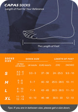 CAPAS 2mm Neoprene Sand Socks, Beach Volleyball Sand Proof Outdoor Socks, Wetsuit Diving Water Socks Keep Warm for Men Women