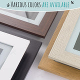 Golden State Art, 10x12.5 Kids Art Frames, Front-Opening Picture Frame Great for Kids Drawings, Artworks, Children Art Projects, Schoolwork, Home or Office (Walnut Set of 2)