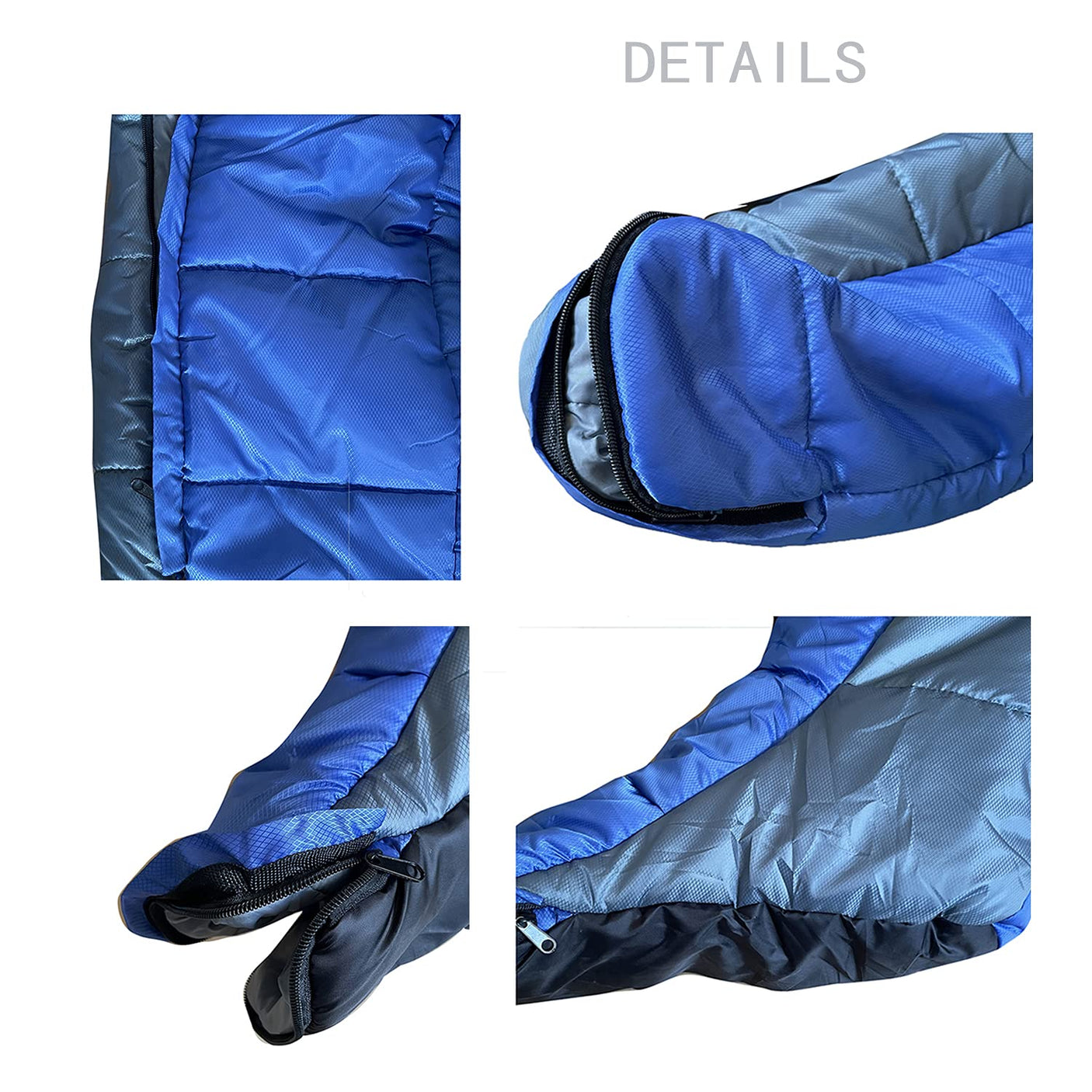 Gaorui Humanoid Outdoor Camping Winter Indoor Portable Ultralight Warm Adult Windproof Sleeping Bag