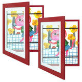 Golden State Art, 10x12.5 Kids Art Frames, Front-Opening Picture Frame Great for Kids Drawings, Artworks, Children Art Projects, Schoolwork, Home or Office (Walnut Set of 2)