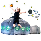 The Original Patented AirFort - Build A Fort in 30 Seconds, Inflatable Fort for Kids, Play Tent for 3-14 Years, A Playhouse Where Imagination Runs Wild, Fan not Included (Starry Night)