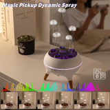Essential Oil Diffuser 250ML Dancing Jellyfish Aromatherapy Diffuser Humidifier with 7 Colors LED Lights,Remote Control,Plug in for Bedroom,Office (White)