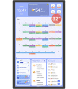Cozyla 32 Inch Digital Calendar Wall Touch Screen Chore Chart To Do List Notepad Electronic Smart Calendar Digital for Family Meal Planner Support All App Via App Store Android Tablet Wall Mount Black