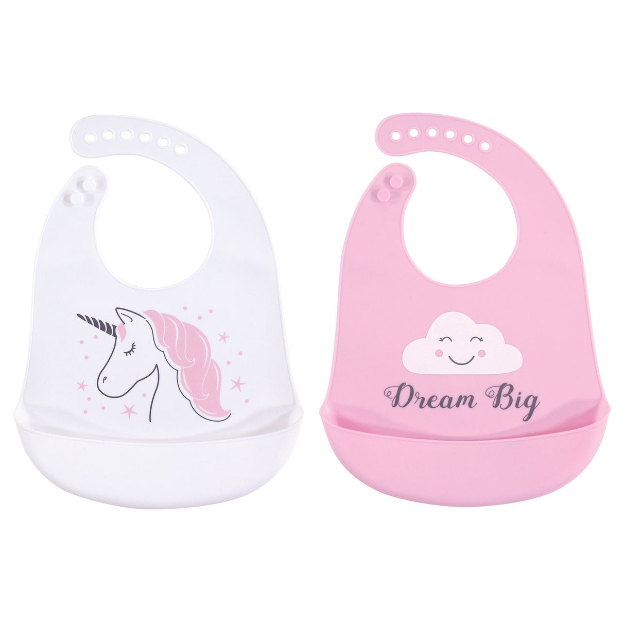Hudson Baby Unisex Baby Silicone Bibs, Perfect Gentlemen, One Size