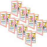 Golden State Art, 10x12.5 Kids Art Frames, Front-Opening Picture Frame Great for Kids Drawings, Artworks, Children Art Projects, Schoolwork, Home or Office (Walnut Set of 2)