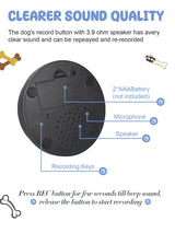 Dog Buttons for Communication, 8 Pcs Dog Talking Button Set, 30s Recordable Voice Pet Buzzer Training Buttons, Speaking Button for Dogs with Waterproof Anti-Slip Dog Button Mat and 48 Scene Stickers