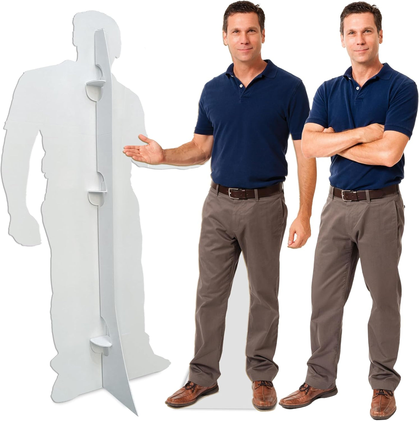 Generic Custom Life Size Cardboard Cutout - 2 Material Options, 1-8 ft - Personalized High Resolution Stand Up | Upload Photo - Perfect Decor for Wedding, Graduation, Birthday, PPUVTLCUTOPTOPT1PCBRDG