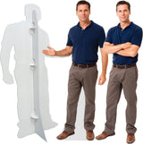 Generic Custom Life Size Cardboard Cutout - 2 Material Options, 1-8 ft - Personalized High Resolution Stand Up | Upload Photo - Perfect Decor for Wedding, Graduation, Birthday, PPUVTLCUTOPTOPT1PCBRDG