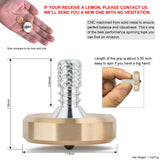 DjuiinoStar High Performance Spinning Top, Spins Forever (10 Minutes is Just A Piece of Cake for Skilled Adults), High End EDC Desktop Toy DST-803