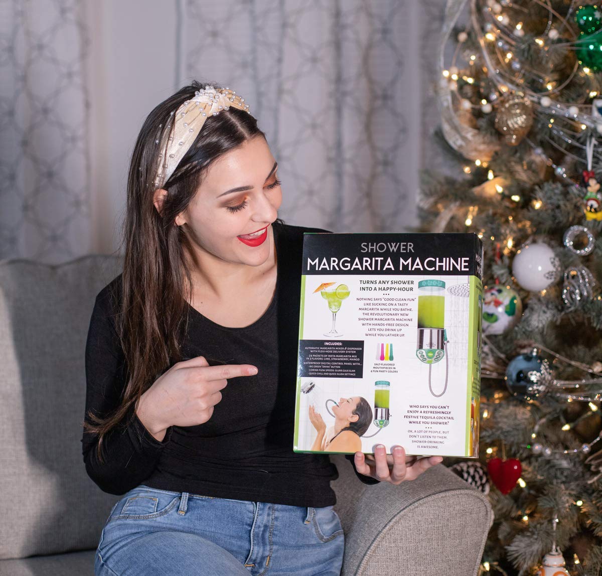 Seymour Butz Prank Gift Box Shower Margarita Machine - Perfect Gag Gift and Funny White Elephant Idea