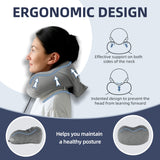 Travel Pillow with Extra Large Hood for Airplane Long Flights Privacy and Comfort Memory Foam with Velvet Cover for Road Trip Head&Neck Support for Plane Office Cars Sleeping & Rest (Pink)