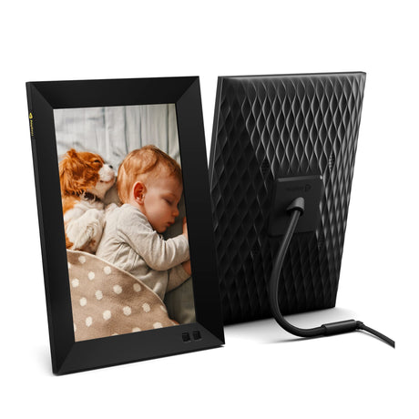 Nixplay Digital Picture Frame [AI-Enhanced] Stunning HD Touch Screen Display | Perfect Digital Picture Frame for Gifting | Auto-Rotation Feature, Securely Share Photos/Videos via Email or App | 10.1"