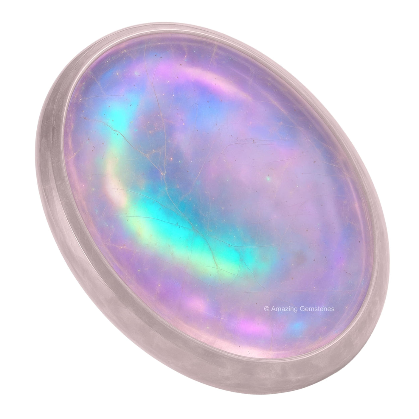 Amazing Gemstone Labradorite Worry Stone, Healing Crystals - Piedra Crystal Fidget for Gift, Meditation, Calming, Relaxation, Stress Relief