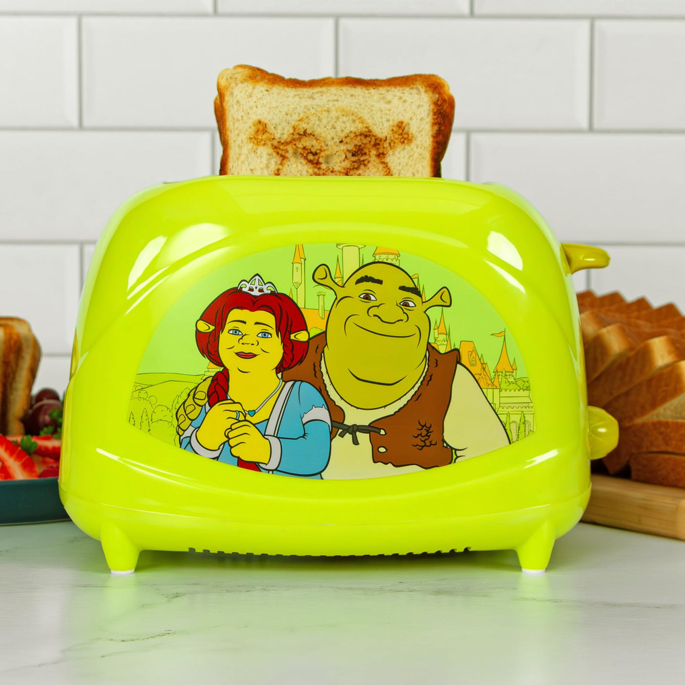 Uncanny Brands Bob Ross Toaster - Toasts Bob's Iconic Face onto Your Toast