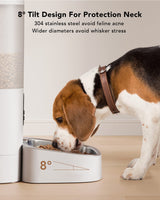PETLIBRO Automatic Dog Feeder, 6L Dog Food Dispenser with Timer Interactive Voice Recorder, Auto Dog Feeder with Desiccant Bag 1-4 Meals Dry Food, Black Transparent
