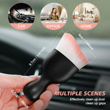 Ouzorp Car Interior Dust Brush, Car Detailing Brush, Soft Bristles Detailing Brush Dusting Tool for Automotive Dashboard, Air Conditioner Vents, Leather, Computer,Scratch Free