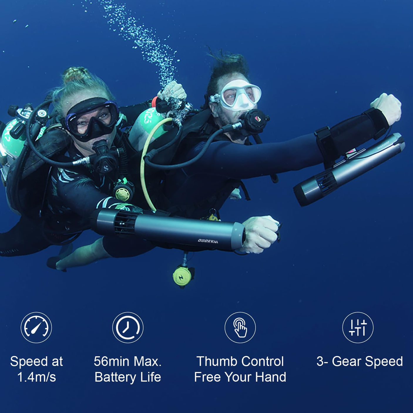 Waydoo Subnado Underwater Scooter Black and Red Special Version