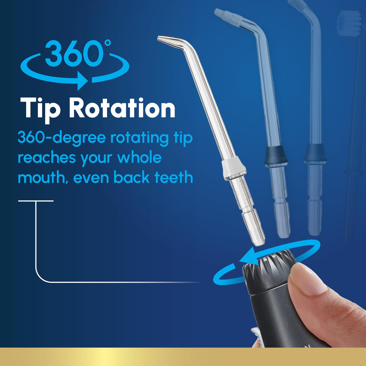 Waterpik Aquarius Water Flosser Professional For Teeth, Gums, Braces, Dental Care, Electric Power With 10 Settings, 7 Tips For Multiple Users And Needs, ADA Accepted, White WP-660, Packaging May Vary