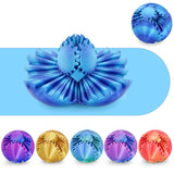 Gear Ball 3D Printed Cube Fidget Toy,Gear Sphere Fidget Toys,Sensory Toys for Stress and Anxiety Relief, Desk Toy Fidget Spinners,Stocking Stuffers for Adults & Kids Gift(Blue Green, 3.1 Inch)