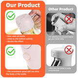 TrendPlain 16oz/470ml Glass Olive Oil Sprayer for Cooking - 2 in 1 Olive Oil Dispenser for Kitchen Gadgets, Air Fryer, Salad, and BBQ - Navy