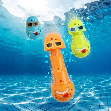 Summer Pool Toys Underwater Diving Games Dive Sticks Duck 3-Pack