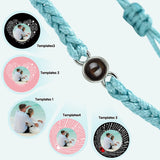 SUPHELPU Custom Bracelets with Picture Inside, Picture Bracelet Personalized Photo, Women's Identification Bracelets, Memorial Gifts for Loved One