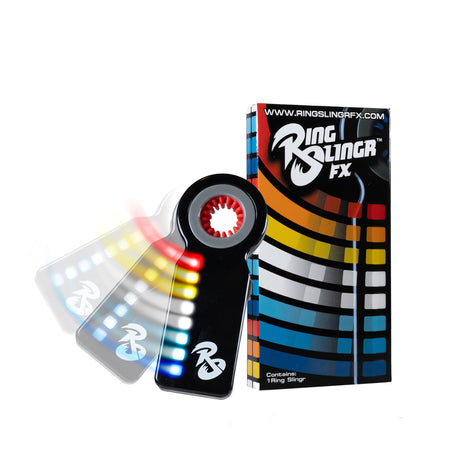 RingSlingr Energy Blast Green Fidget Spinner Toy, Durable, Portable LED Fidget Toy for Young Adults and Kids, Light Up Spinner Toy