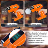 Cocktail Bubble Smoke Gun with 5 Flavour Aroma Pods and Edible Bubbles, Electric Bubble Smoke Machine, Food Drink Decor Perfect for Bar, Party and Home, Gift for Engagement & Birthday