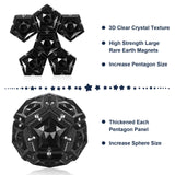 Magnetic Fidget Sphere Stress Relief Toys for Adults Kids, Anxiety Sensory Fidget Toys with Strong Neodymium Magnets, Desk ADHD Focus Tool Gift for Men Women (2.67'' Travel-Safe Toy Ball)