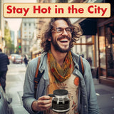 Cupa Joe Coffee Mug – 20oz Borosilicate Glass Diner Pot Mug with Spill-Proof Lid – Funny Novelty Gift for Coffee Lovers, Dads, Office, Travel & More