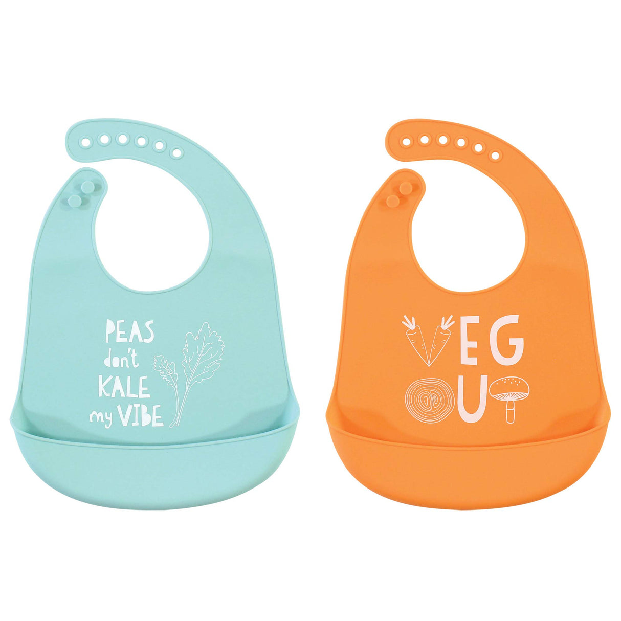 Hudson Baby Unisex Baby Silicone Bibs, Perfect Gentlemen, One Size
