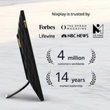 Nixplay Digital Picture Frame [AI-Enhanced] Stunning HD Touch Screen Display | Perfect Digital Picture Frame for Gifting | Auto-Rotation Feature, Securely Share Photos/Videos via Email or App | 10.1"