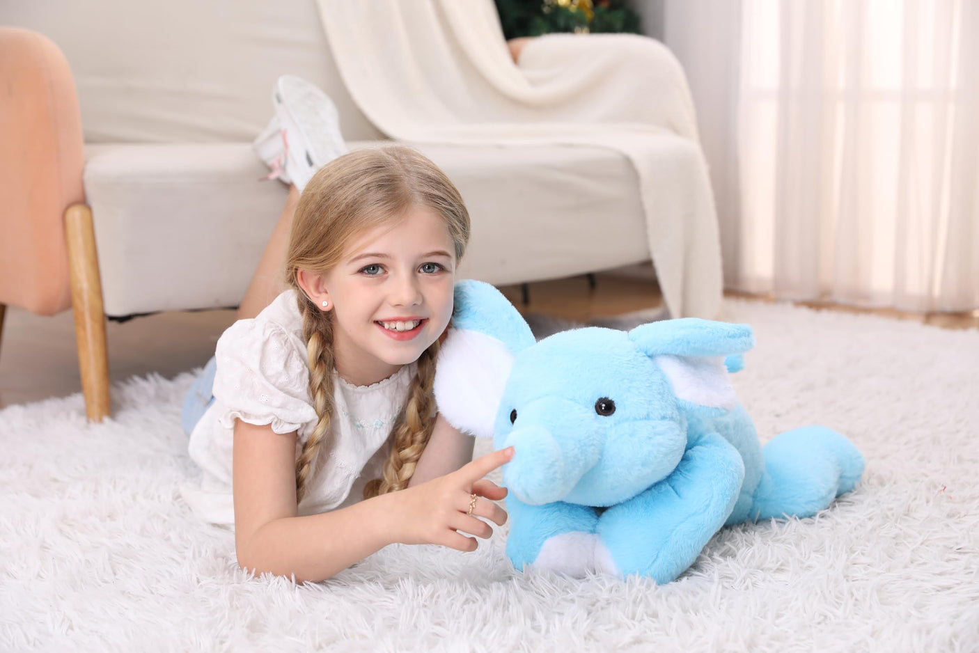 5 lbs, 24 inches Panda Weighted Stuffed Animals, Cuddly Weighted Panda Plush Pillow Giant Plushie Ideal Gift for Adults & Kids