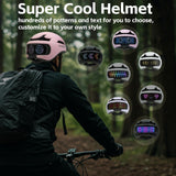 Smart Bike Helmet with Light: Bicycle Helmets for Adult Teens for Mountain & Road Cycling Electric Scooter Skateboard Skating