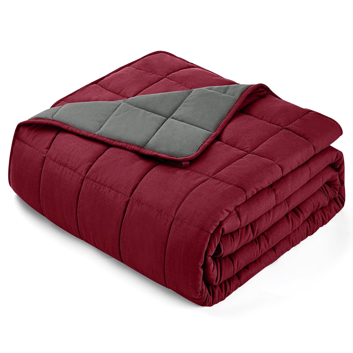 yescool Weighted Blanket for Adults (20 lbs, 60” x 80”, Blue) Cooling Heavy Blanket for Sleeping Perfect for 190-210 lbs, Queen Size Breathable Blanket with Premium Glass Bead, Machine Washable