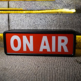 ON AIR Light Sign Recording Sign Studio Warning Signfor (Studio/Home Studio/Company/Desk or Wall Decor). Simple and Easy ON/Off Switch Button.Up Lighted Broadcast Warning Sign Finished (Black)