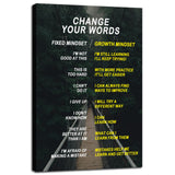 Inspirational Office Wall Decor Motivational Discipline Noun Canvas Wall Art Posters Prints Entrepreneur Quote Wall Picture Paintings Artwork Home Bedroom Framed Ready to Hang[12''W X 18''H]