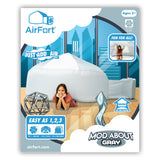 The Original Patented AirFort - Build A Fort in 30 Seconds, Inflatable Fort for Kids, Play Tent for 3-14 Years, A Playhouse Where Imagination Runs Wild, Fan not Included (Starry Night)
