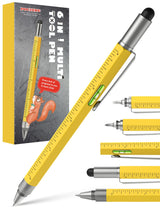 Birthday Gifts for Men Multitool Pen: Fathers Day Mens Gifts for Dad Him Husband Cool Gadgets EDC Tools for Men, Father's Day Gift from Daughter Wife Son, Woodworker Carpenter Construction Tool Gift